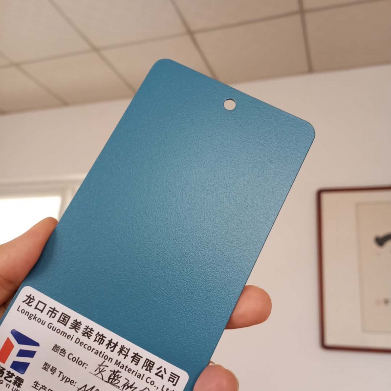 哈尔滨灰蓝砂纹户内静电喷涂塑粉热固型静电粉末生产厂家